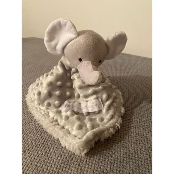Petite L’Amour Gray Elephant Lovey Blankie - Picture 2 of 5